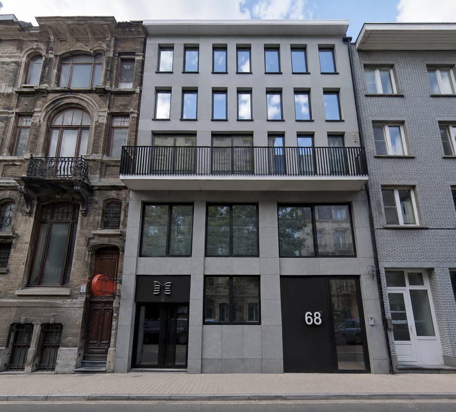 Appartementsgebouw met vijf woonlagen in Antwerpen